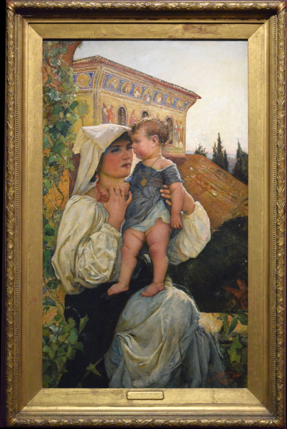 ITALIAN MOTHER AND CHILD, by Annie Louisa Swynnerton. – ANNIE LOUISA ...